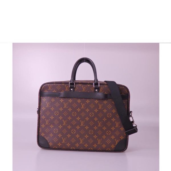 26628 2 Louis Vuitton Porte de Cumin Voyage Bag Monogram Macassar