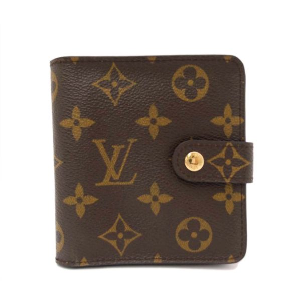 26630 1 Louis Vuitton Compact Zip Wallet Monogram