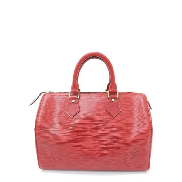 26666 1 Louis Vuitton Speedy 25 Handbag Epi Castilian Red