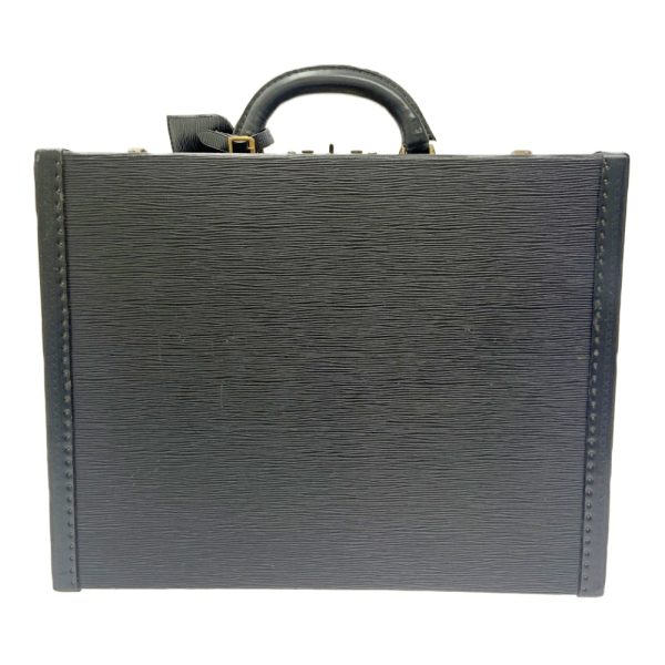 266773 4 LOUIS VUITTON Epi leather President Attache Case Noir Trunk