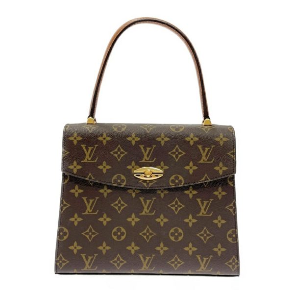 266803 1 LOUIS VUITTON Monogram PVC Malherbe Handbag Brown