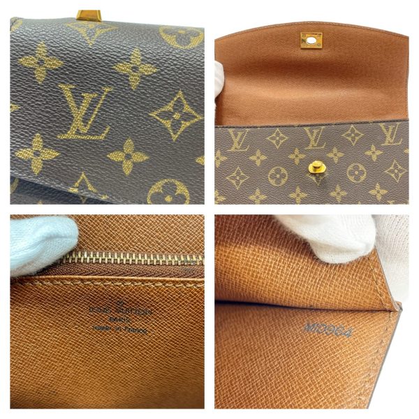 266803 9 LOUIS VUITTON Monogram PVC Malherbe Handbag Brown