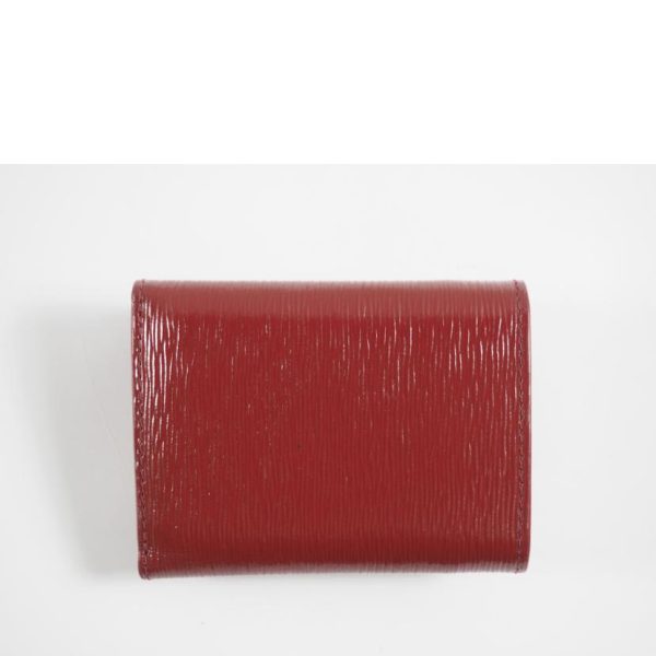 26701 2 Prada 3 Fold Wallet Red