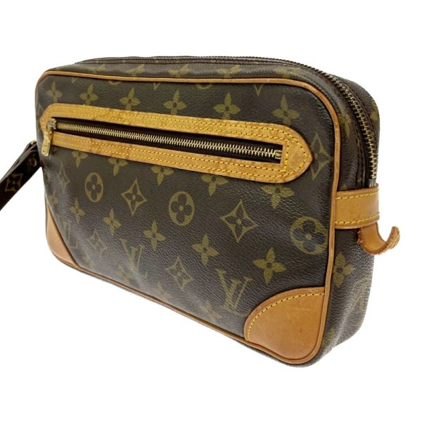 268820 3 LOUIS VUITTON Monogram PVC Marly Dragonne GM Brown