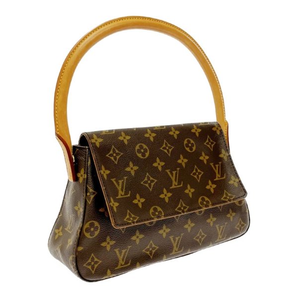 268867 2 LOUIS VUITTON Monogram PVC Mini Looping Shoulder Bag Brown