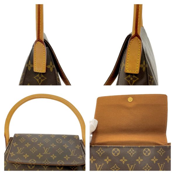 268867 8 LOUIS VUITTON Monogram PVC Mini Looping Shoulder Bag Brown