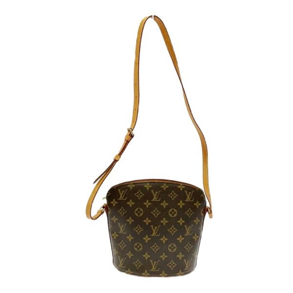 268893 1 LOUIS VUITTON Monogram PVC Drouot Shoulder Bag Brown