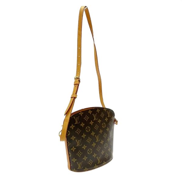 268893 2 LOUIS VUITTON Monogram PVC Drouot Shoulder Bag Brown