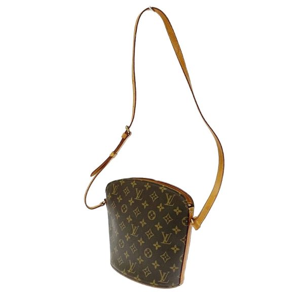 268893 3 LOUIS VUITTON Monogram PVC Drouot Shoulder Bag Brown