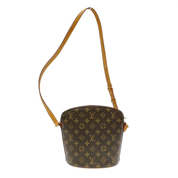 268893 5 LOUIS VUITTON Monogram PVC Drouot Shoulder Bag Brown