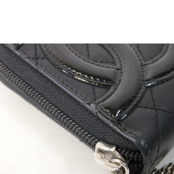 26900 8 Chanel Cambon Line Wallet Bag Black