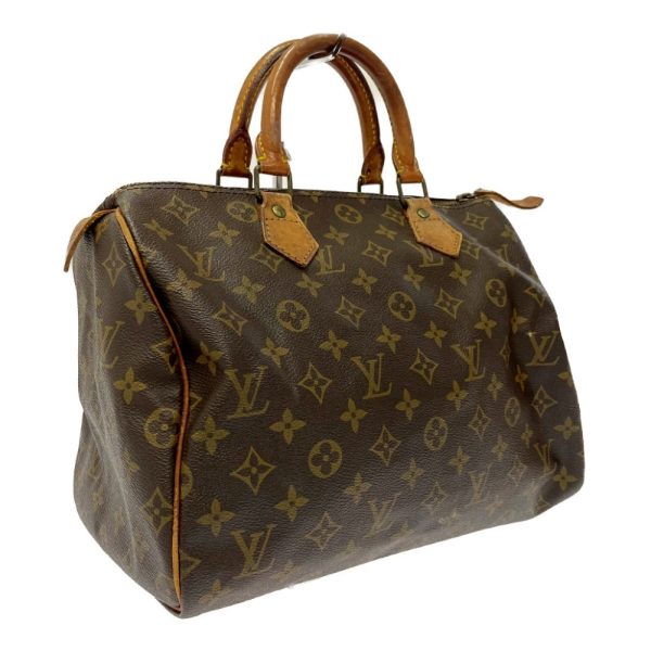 269057 2 LOUIS VUITTON PVC Speedy Boston Bag Brown