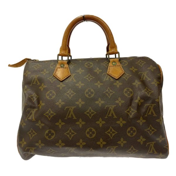 269057 4 LOUIS VUITTON PVC Speedy Boston Bag Brown