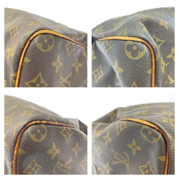 269057 6 LOUIS VUITTON PVC Speedy Boston Bag Brown