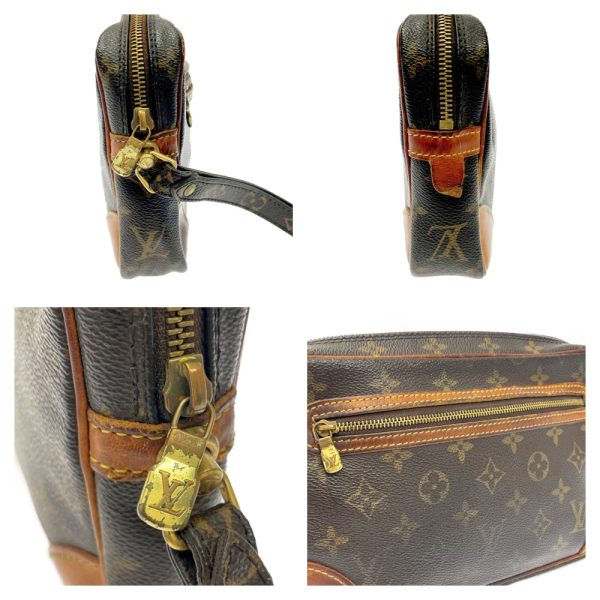 269141 7 LOUIS VUITTON Monogram PVC Marly Dragonne Shoulder Bag Brown