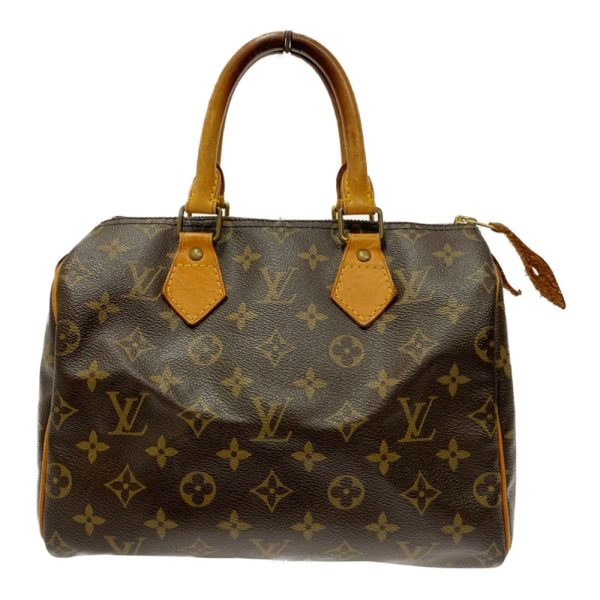 269363 4 LOUIS VUITTON Monogram PVC Speedy Boston Bag Brown