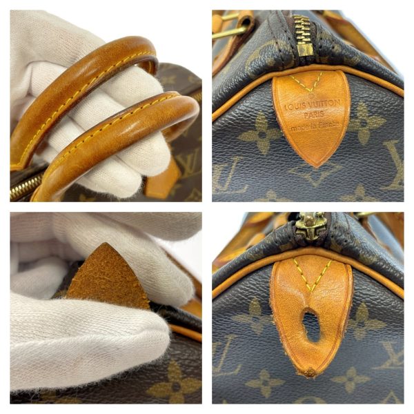 269363 8 LOUIS VUITTON Monogram PVC Speedy Boston Bag Brown