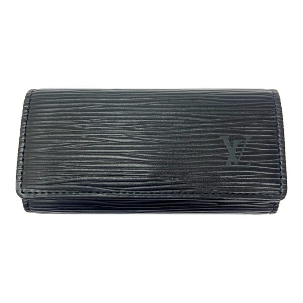 269407 1 LOUIS VUITTON Epileather Multicle Key Case Noir