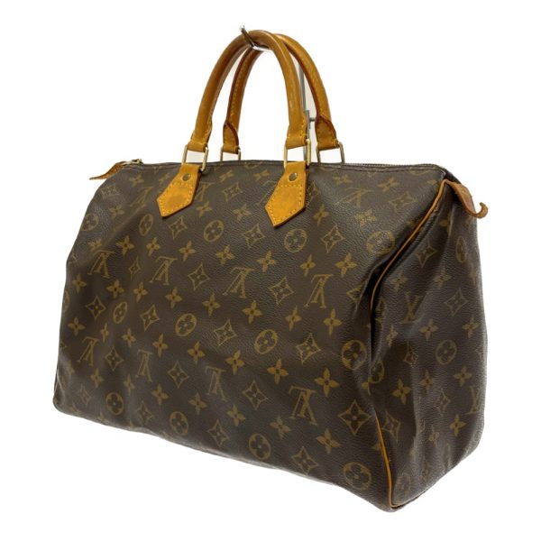 269502 3 LOUIS VUITTON Monogram PVC Speedy Boston Bag Brown