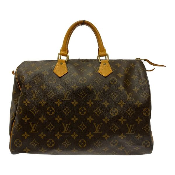 269502 4 LOUIS VUITTON Monogram PVC Speedy Boston Bag Brown