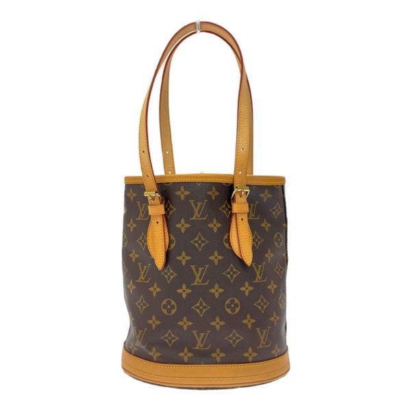 269561 1 LOUIS VUITTON Monogram PVC Petit Bucket Shoulder Bag Brown