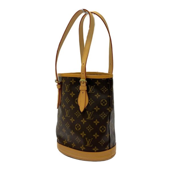 269561 3 LOUIS VUITTON Monogram PVC Petit Bucket Shoulder Bag Brown