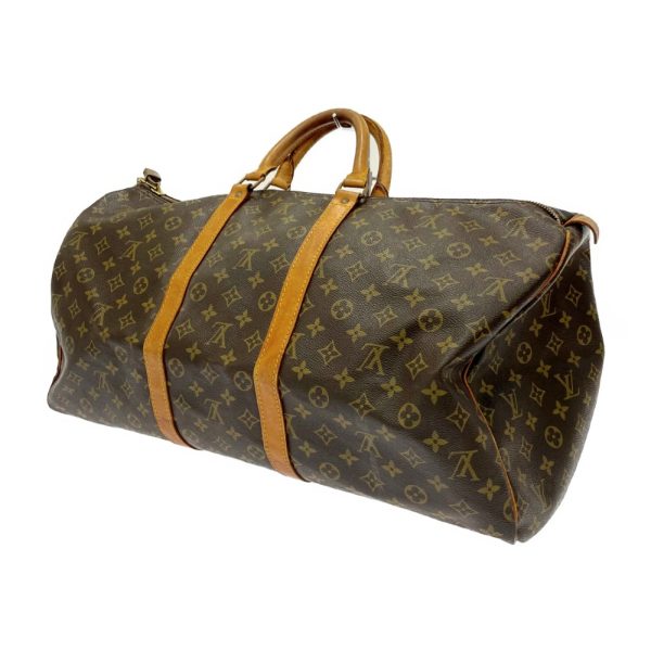 269582 3 LOUIS VUITTON Monogram PVC Keepall Boston Bag Brown