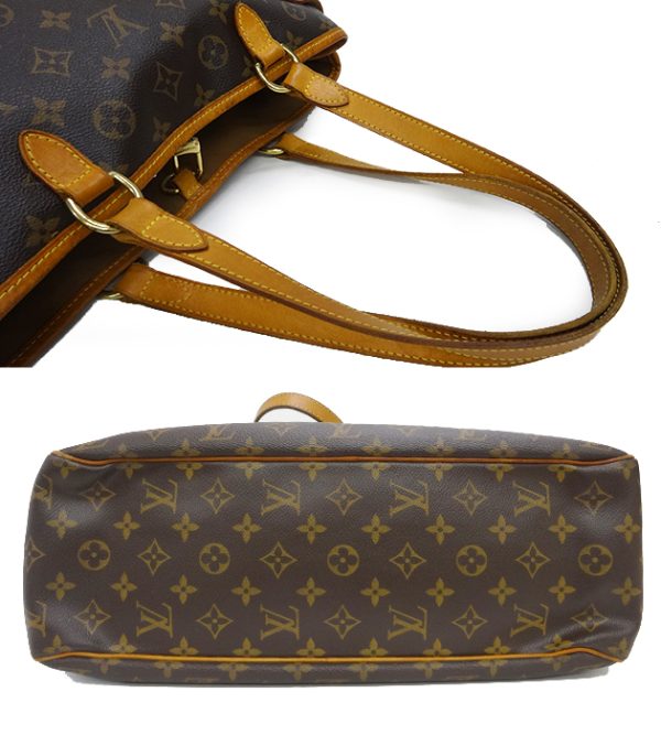 2697 5 Louis Vuitton Monogram Batignolles Oriental Tote Bag Canvas Brown