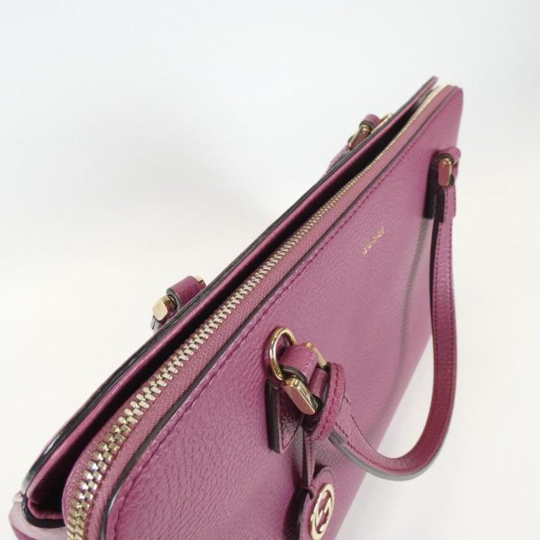 2700038570237 6 b Gucci Leather Hand Bag Pink