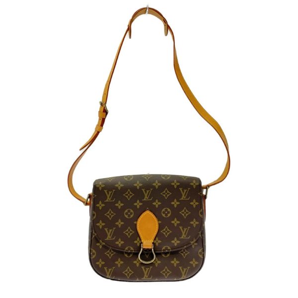 270795 1 LOUIS VUITTON Monogram PVC Saint Crew GM Shoulder Bag Brown