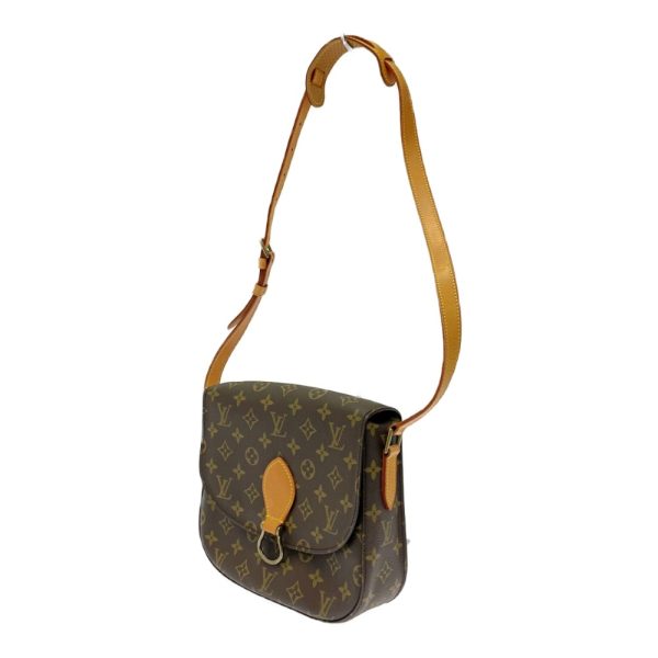 270795 3 LOUIS VUITTON Monogram PVC Saint Crew GM Shoulder Bag Brown