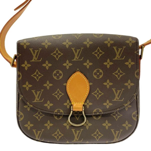 270795 4 LOUIS VUITTON Monogram PVC Saint Crew GM Shoulder Bag Brown