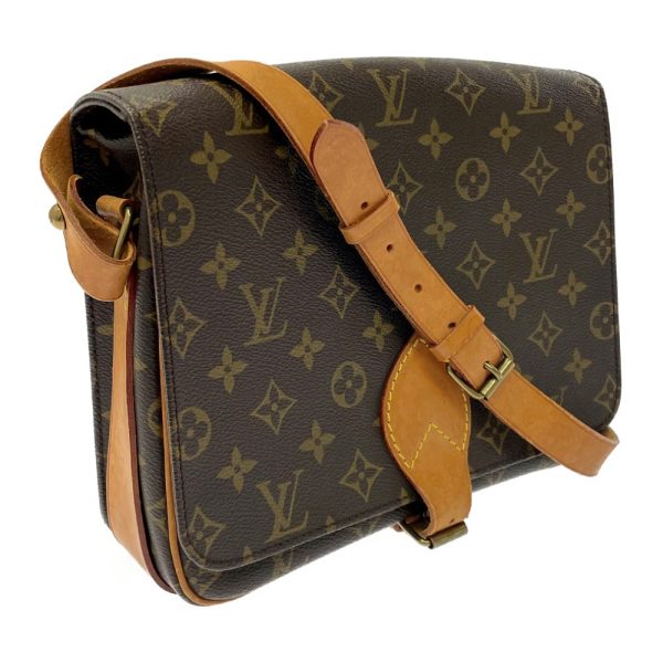 271945 2 LOUIS VUITTON Monogram PVC Cartesier Shoulder Bag Brown