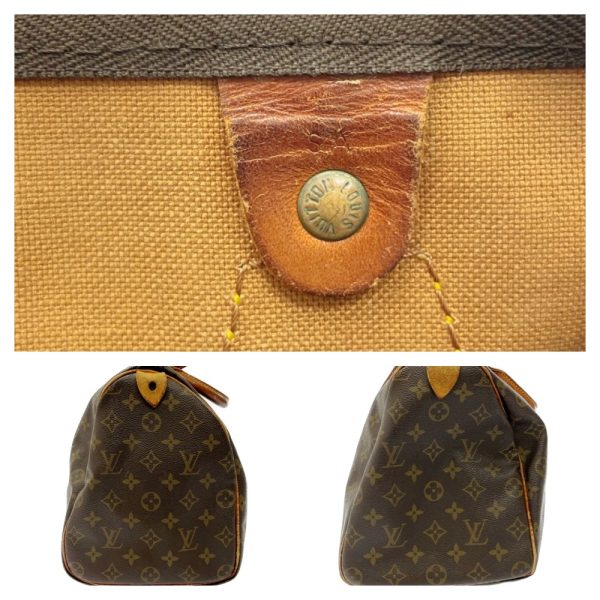 271970 9 LOUIS VUITTON Monogram PVC Speedy Boston Bag Brown