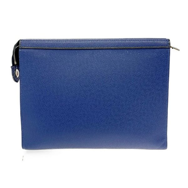 271980 1 LOUIS VUITTON Taiga Pochette Voyage MM Blue