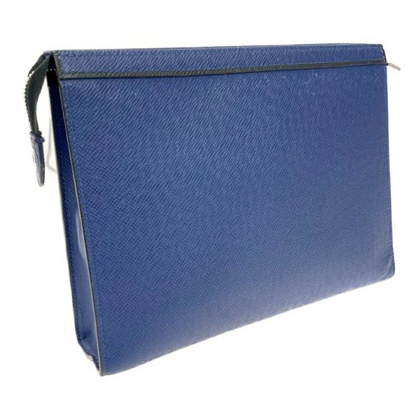 271980 2 LOUIS VUITTON Taiga Pochette Voyage MM Blue