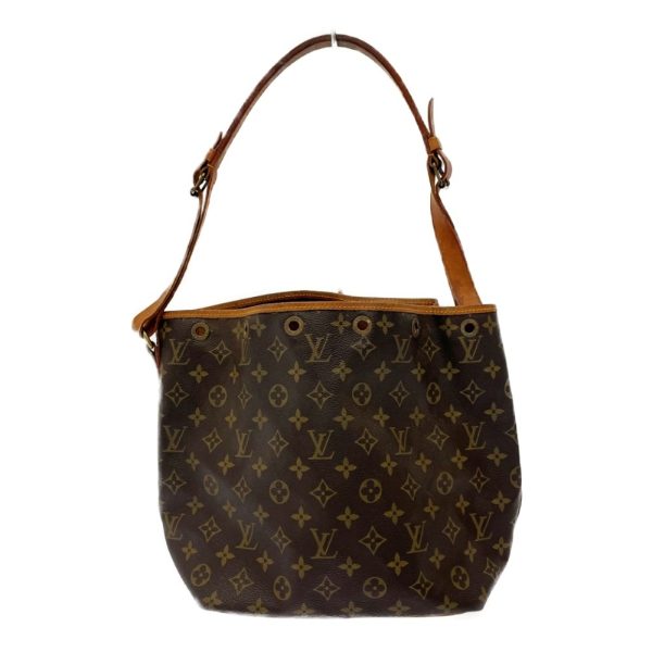 272020 1 LOUIS VUITTON Monogram PVC Petit Noe Shoulder Bag Brown