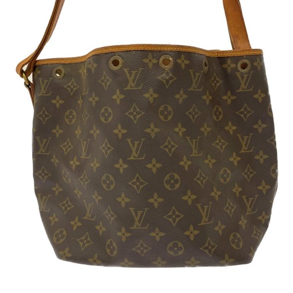 272020 4 LOUIS VUITTON Monogram PVC Petit Noe Shoulder Bag Brown