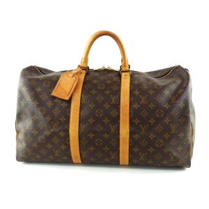 27313 1 Louis Vuitton Monogram Flower Tote Bag Brown