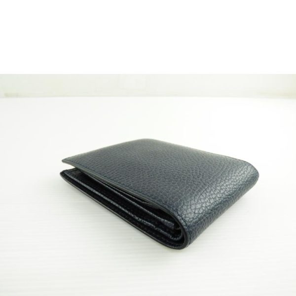 27415 3 Gucci Billfold Leather Wallet Black