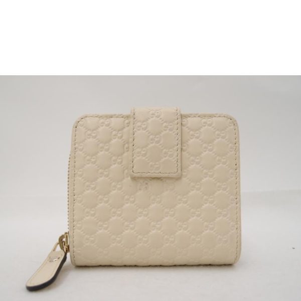 27436 2 Gucci Micro Gucci Bifold Wallet White