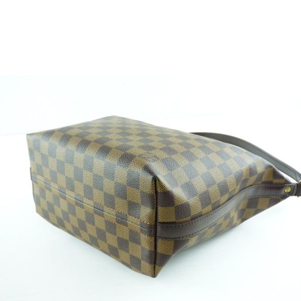 27436 3 Louis Vuitton Illovo MM Shoulder Bag Damier Ebene Brown