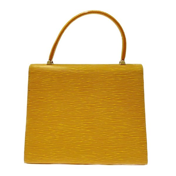 276133 5 LOUIS VUITTON Epi Leather Malherbe Handbag Yellow