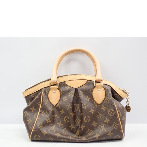 27656 2 Louis Vuitton Tivoli PM Monogram Handbag Brown