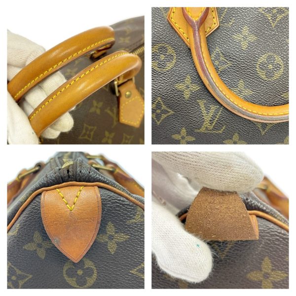 277990 8 LOUIS VUITTON Monogram PVC Speedy Boston Bag Brown