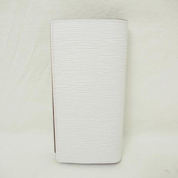 27804 2 Louis Vuitton Brazza Wallet Epi White