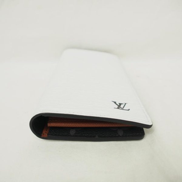 27804 3 Louis Vuitton Brazza Wallet Epi White