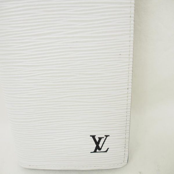 27804 4 Louis Vuitton Brazza Wallet Epi White