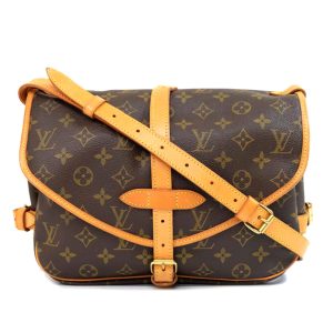 27805 1 GUCCI Leather Canvas Handbag Khaki