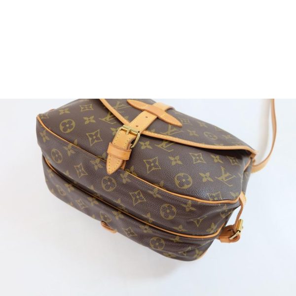 27805 3 Louis Vuitton Saumur 30 Monogram Bag Brown